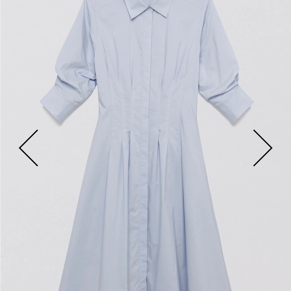 Jonathan Simkhai JAZZ DRESS Blue Haze XS, NWT - Picture 3 of 9